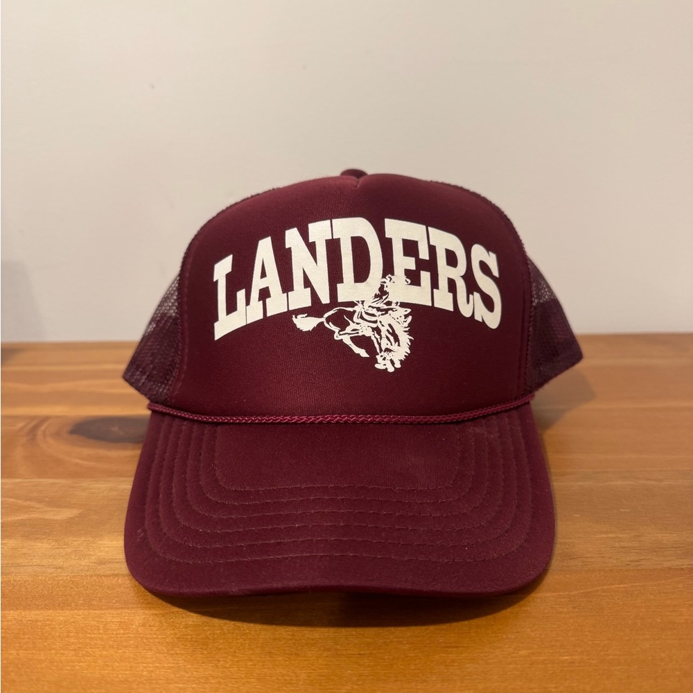 Maroon Landers Supply Co Trucker Hat